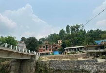 ६ वर्षदेखि अलपत्र धादिङ पुच्छारबजारको पुल: निर्माण कहिले होला ?