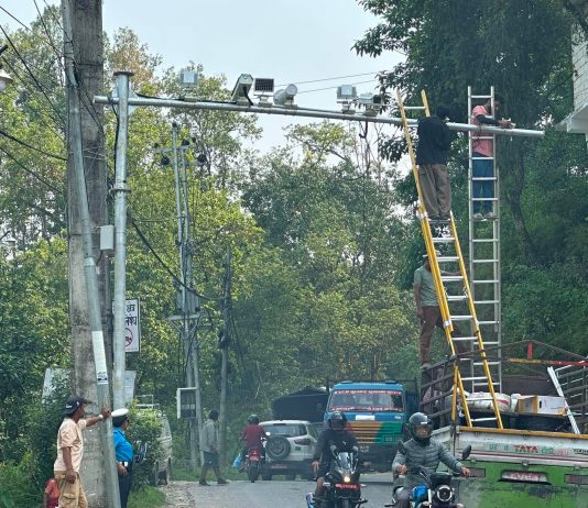 साघुटारमा सवारी निगरानी तथा आधुनिक ट्र्याकिङ प्रणाली जडान, सुरक्षा र ट्राफिक व्यवस्थापन थप प्रभावकारी हुने